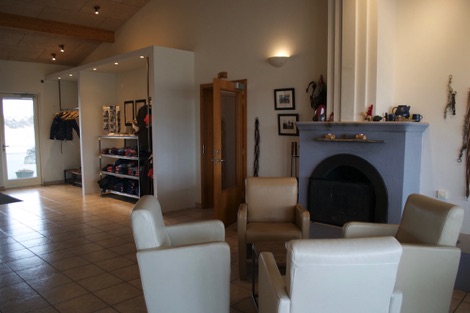 Hotel Eldhestar reception
